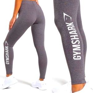 Gymshark Core Leggings Jogger Waist Gray Heathered Marl Size Small